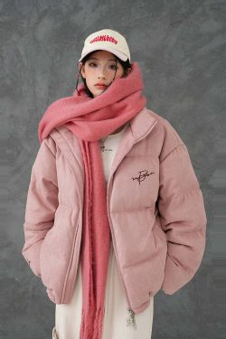 BJHG Suede Puffer Jacket - Y2K Grunge, 90s Retro, Summer Outfits, Y2K Club & Party Fashion