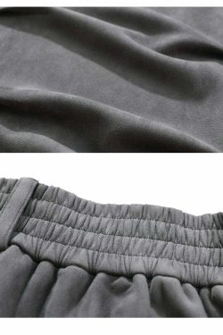 BJHG Suede Trousers - Y2K Summer Grunge, 90s Retro, Gothic Y2K, Y2K Club &