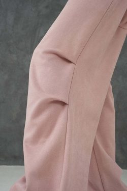 BJHG Suede Trousers - Y2K Summer Grunge, 90s Retro, Gothic Y2K, Y2K Club &