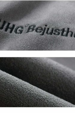 BJHG Suede Trousers - Y2K Summer Grunge, 90s Retro, Gothic Y2K, Y2K Club &