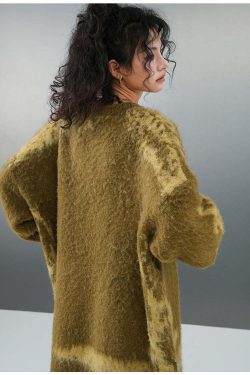 BJHG Textured Jacquard Sweater - Y2K Summer, 90s Grunge, Retro Style, Y2K Party & Club