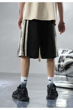 BJHG Velour Wideleg Lounge Shorts - Y2K Summer Grunge, 90s Retro, Gothic Y2K, Y2K Party
