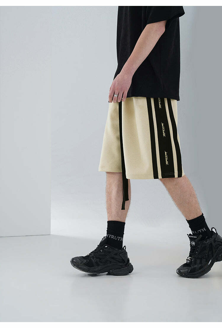 BJHG Velour Wideleg Lounge Shorts - Y2K Summer Grunge, 90s Retro, Gothic Y2K, Y2K Party