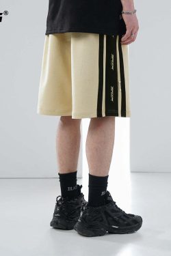 BJHG Velour Wideleg Lounge Shorts - Y2K Summer Grunge, 90s Retro, Gothic Y2K, Y2K Party