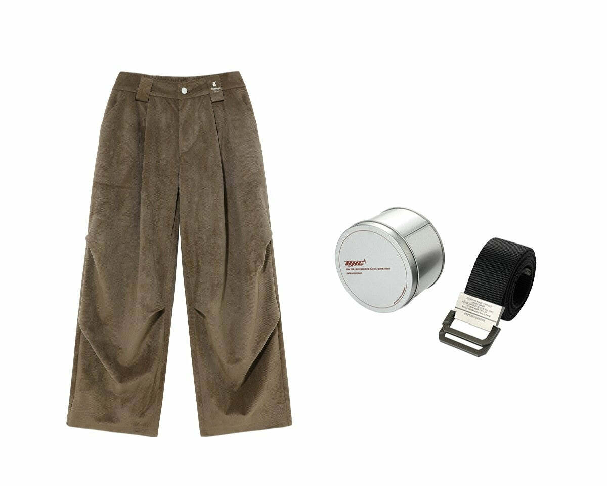 BJHG Y2K Grunge Baggy Fit Trousers - 90s Retro Summer Fashion, Gothic & Hip Hop Style