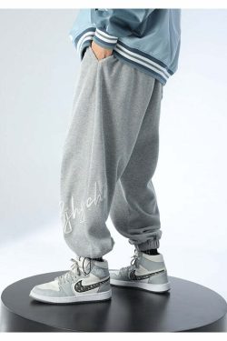 BJHG Y2K Grunge Drawstring Lounge Pants - 90s Retro Summer Outfit, Gothic Y2K Fashion