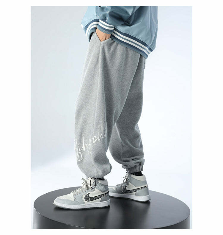BJHG Y2K Grunge Drawstring Lounge Pants - 90s Retro Summer Outfit, Gothic Y2K Fashion