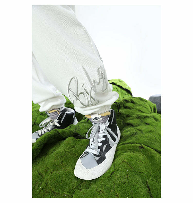 BJHG Y2K Grunge Drawstring Lounge Pants - Retro 90s Fashion, Summer Outfits, and Clubwear