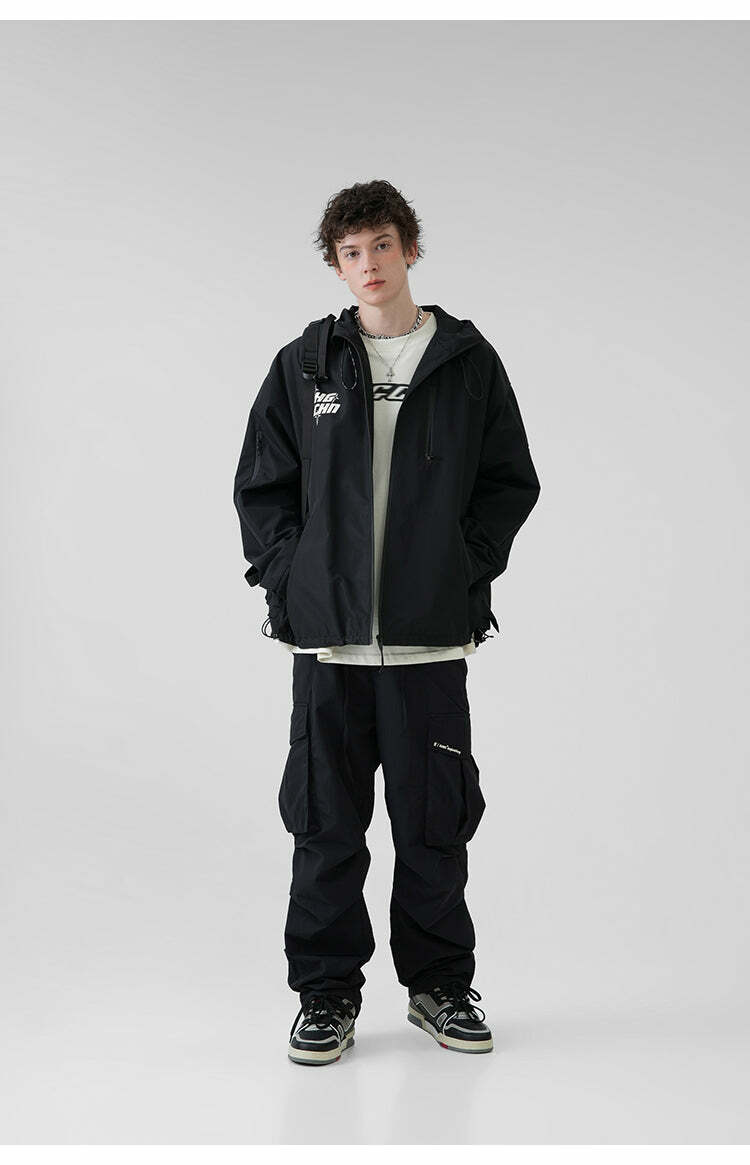 BJHG Y2K Pleated Cargo Pants - 90s Grunge, Retro Summer Outfits, Y2K Fashion Essentials