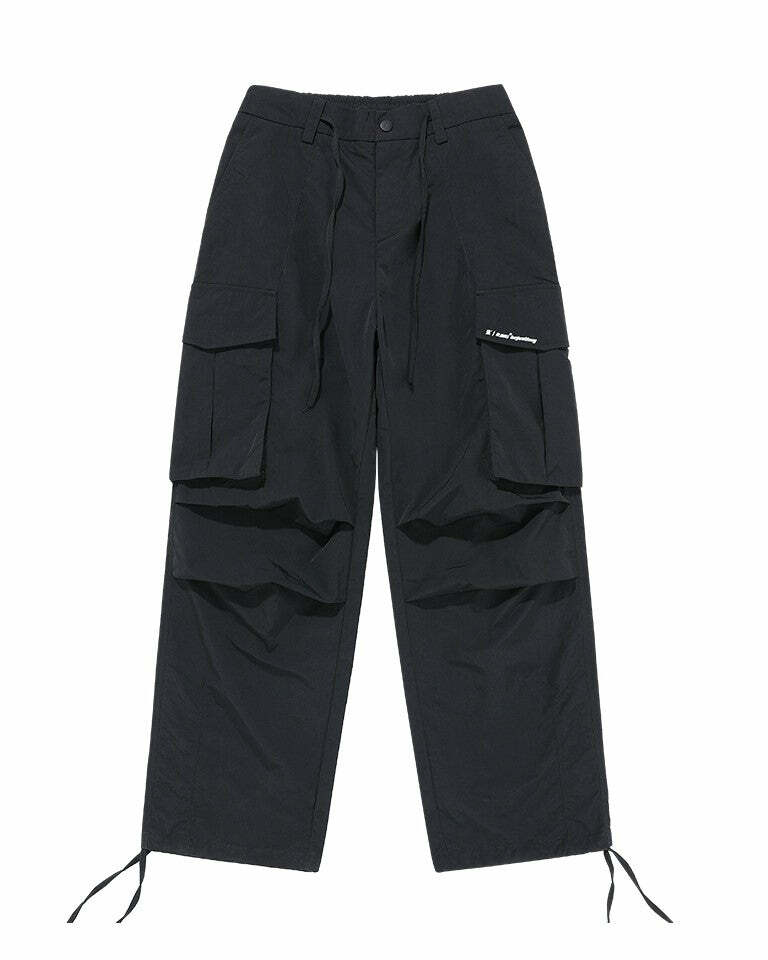 BJHG Y2K Pleated Cargo Pants - 90s Grunge, Retro Summer Outfits, Y2K Fashion Essentials
