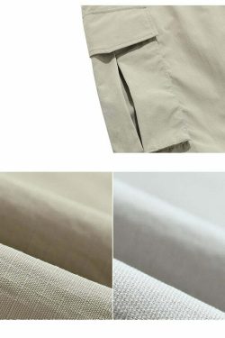BJHG Y2K Pleated Cargo Pants - 90s Grunge, Retro Summer Outfits, Y2K Fashion Essentials
