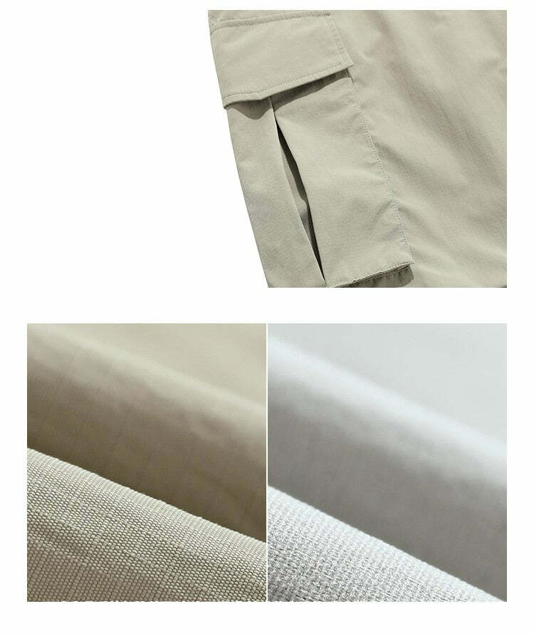 BJHG Y2K Pleated Cargo Pants - 90s Grunge, Retro Summer Outfits, Y2K Fashion Essentials