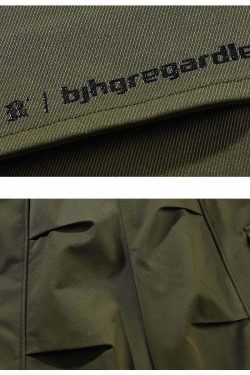 BJHG Y2K Pleated Drawstring Cargo Shorts - 90s Grunge Summer Outfit, Retro Y2K Fashion