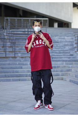 BJHG Y2K Ruched Cargo Pants - 90s Grunge Summer Outfit, Retro Hip Hop Fashion