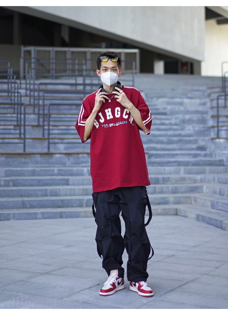 BJHG Y2K Ruched Cargo Pants - 90s Grunge Summer Outfit, Retro Hip Hop Fashion