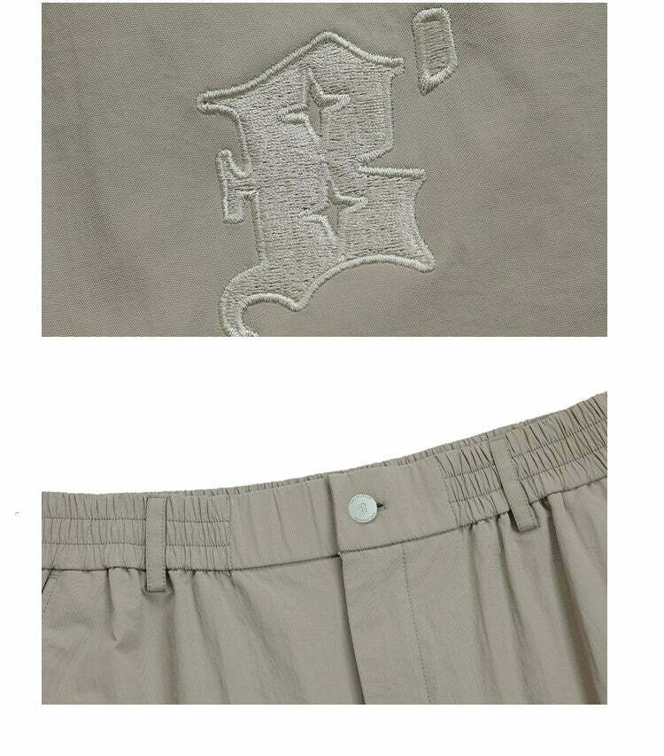 BJHG Y2K Ruched Cargo Pants - 90s Grunge Summer Outfit, Retro Hip Hop Fashion