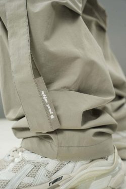 BJHG Y2K Ruched Cargo Pants - 90s Grunge Summer Outfit, Retro Hip Hop Fashion