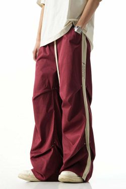 BJHG Y2K Ruched Stud Lounge Pants - 90s Grunge, Retro, Summer Outfits, Y2K Fashion Essentials