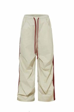 BJHG Y2K Ruched Stud Lounge Pants - 90s Grunge, Retro, Summer Outfits, Y2K Fashion Essentials