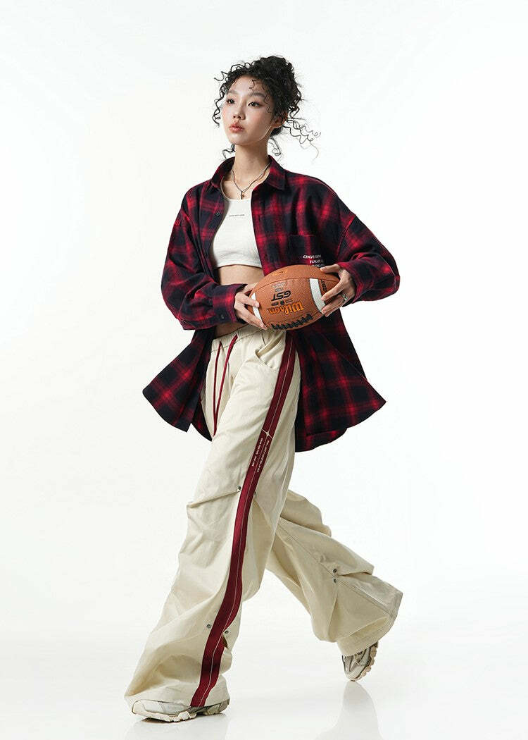 BJHG Y2K Ruched Stud Lounge Pants - 90s Grunge, Retro, Summer Outfits, Y2K Fashion Essentials