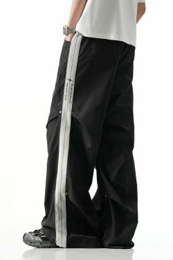 BJHG Y2K Ruched Stud Lounge Pants - 90s Grunge, Retro Style, Summer Y2K Outfits