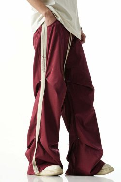 BJHG Y2K Ruched Stud Lounge Pants - 90s Grunge, Retro Style, Summer Y2K Outfits