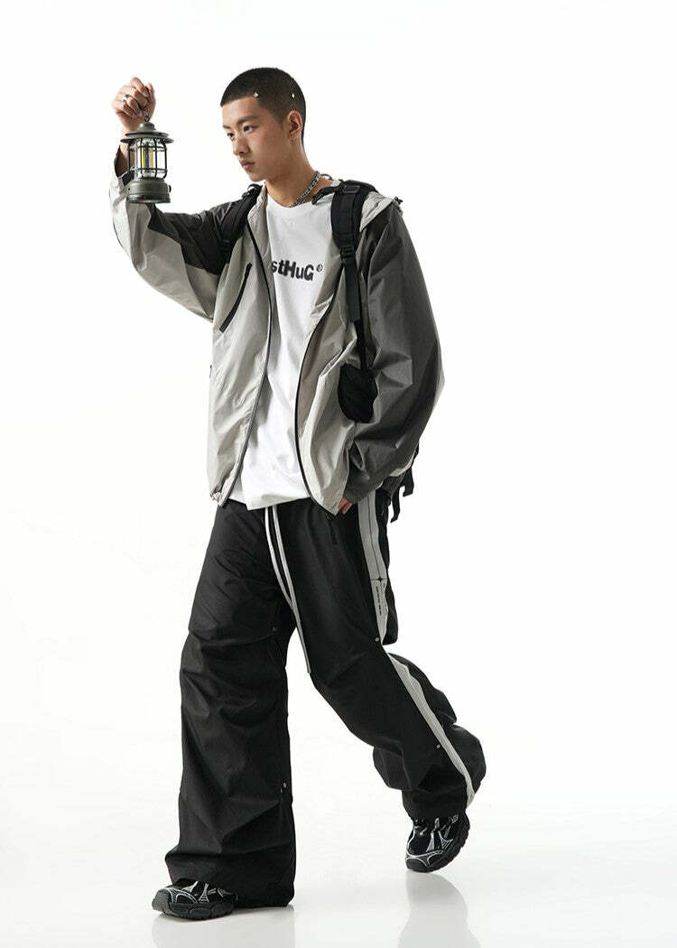 BJHG Y2K Ruched Stud Lounge Pants - 90s Grunge, Retro Style, Summer Y2K Outfits