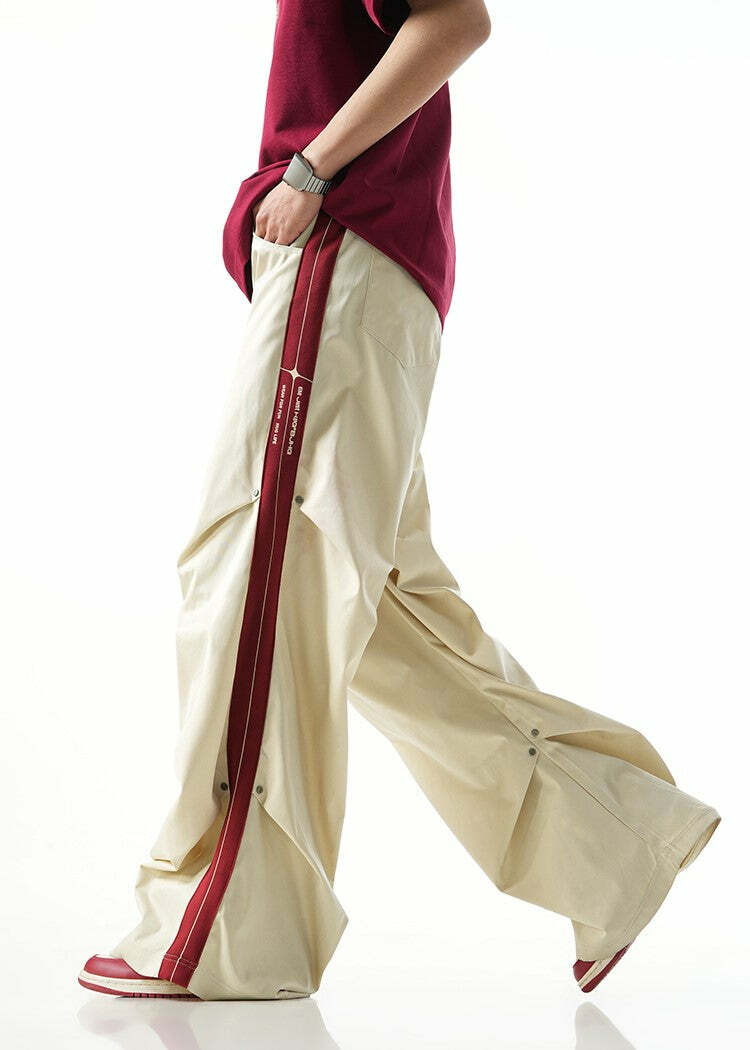 BJHG Y2K Ruched Stud Lounge Pants - 90s Grunge, Retro Style, Summer Y2K Outfits