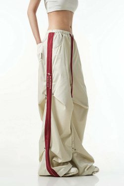 BJHG Y2K Ruched Stud Lounge Pants - 90s Grunge, Retro Style, Summer Y2K Outfits