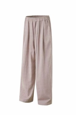 BJHG Y2K Summer Flowy Trousers - 90s Grunge, Retro, Pastel Goth, Y2K Club & Party