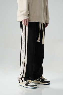 BJHG Y2K Velour Wideleg Lounge Pants - 90s Grunge, Retro, Summer, Party, and Club Outfits