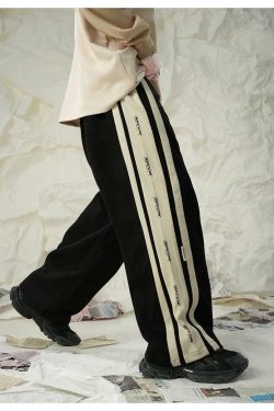 BJHG Y2K Velour Wideleg Lounge Pants - 90s Grunge, Retro, Summer, Party, and Club Outfits