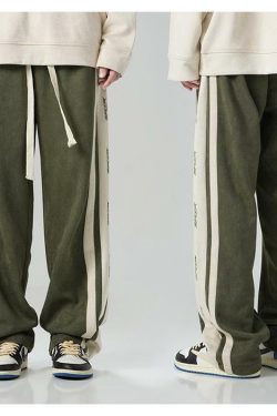 BJHG Y2K Velour Wideleg Lounge Pants - 90s Grunge, Retro, Summer, Party, and Club Outfits