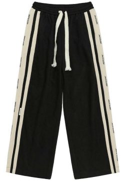 BJHG Y2K Velour Wideleg Lounge Pants - 90s Grunge, Retro, Summer, Party, and Club Outfits