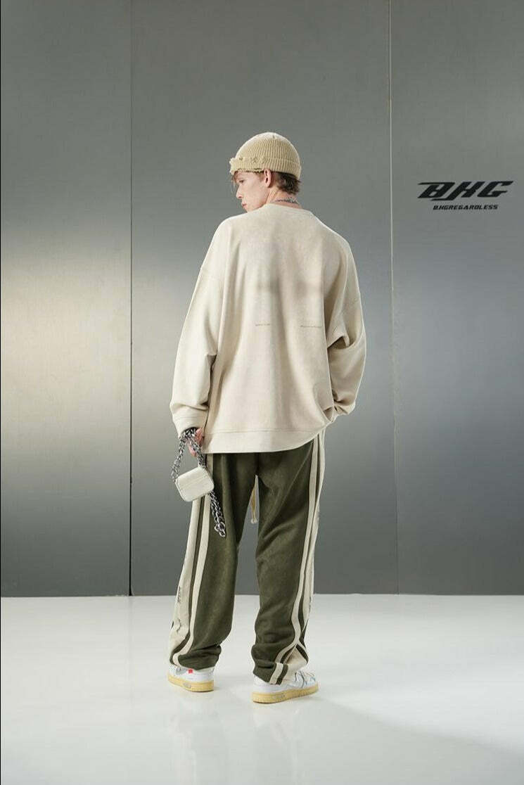 BJHG Y2K Velour Wideleg Lounge Pants - 90s Grunge, Retro, Summer, Party, and Club Outfits