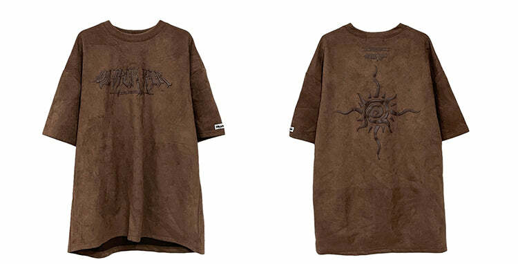 Black Air 'Search and Destroy' Tee - Y2K Grunge, 90s Fashion, Retro Style, Gothic Y2K Outfit