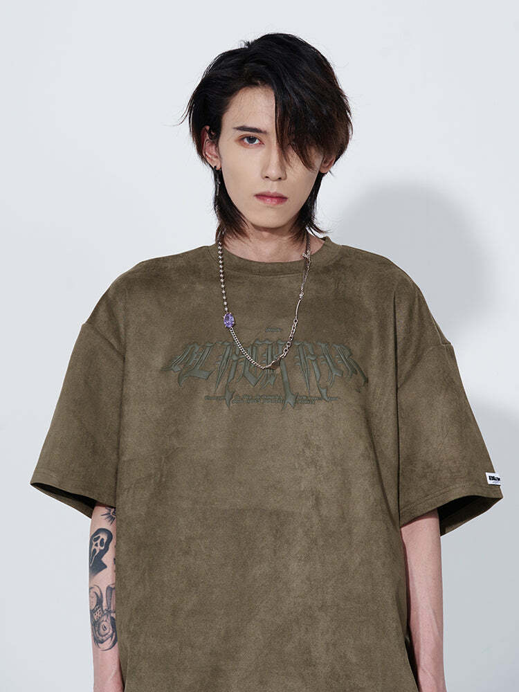 Black Air 'Search and Destroy' Tee - Y2K Grunge, 90s Fashion, Retro Style, Gothic Y2K Outfit
