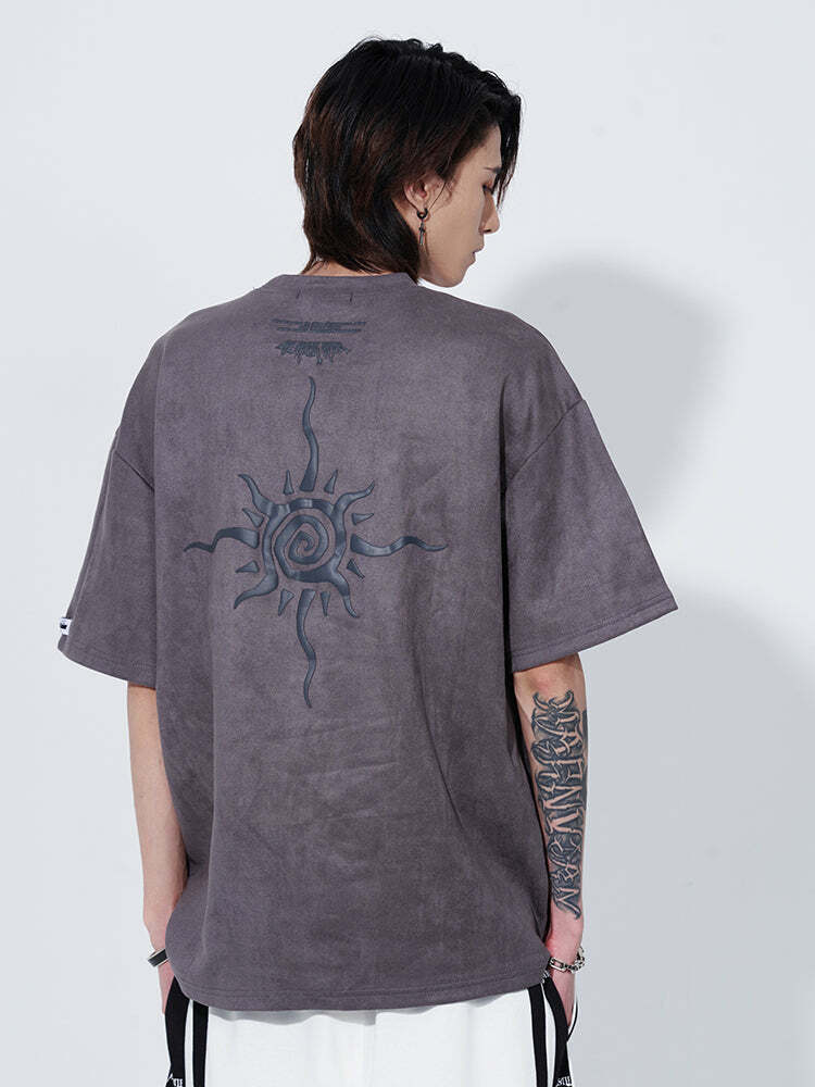 Black Air 'Search and Destroy' Tee - Y2K Grunge, 90s Fashion, Retro Style, Gothic Y2K Outfit