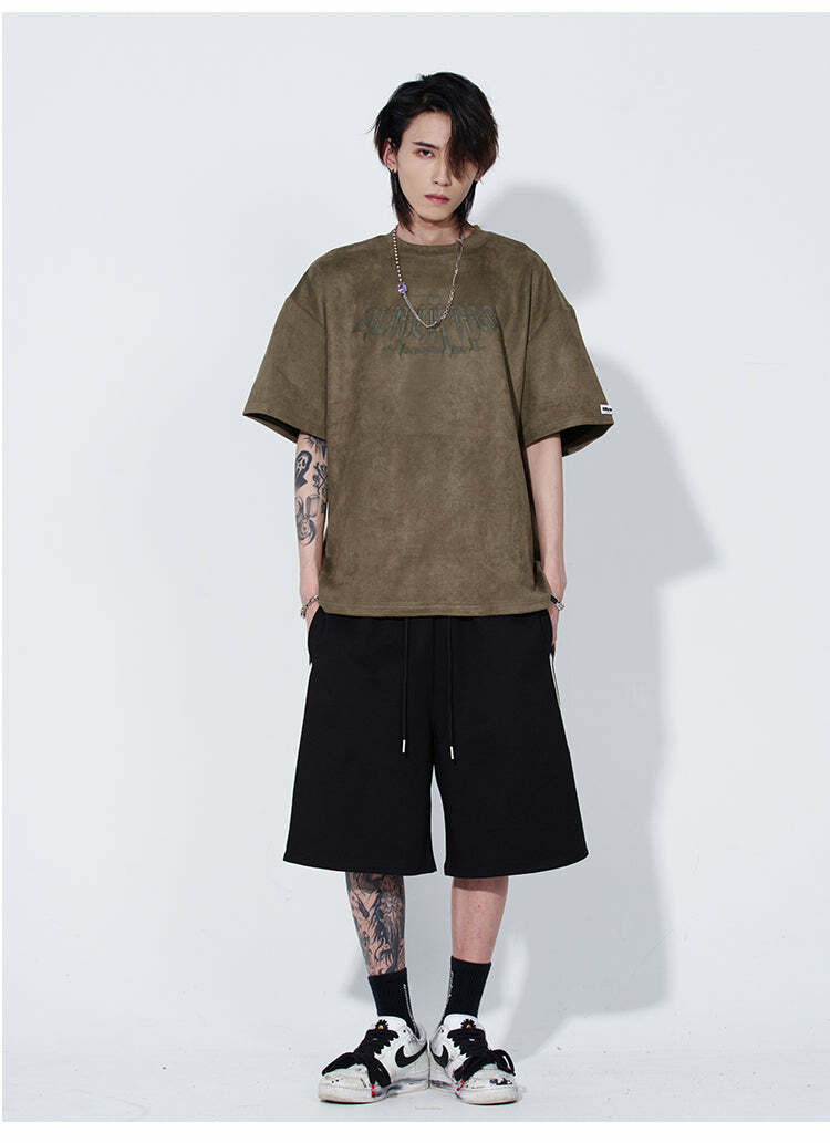 Black Air 'Search and Destroy' Tee - Y2K Grunge, 90s Fashion, Retro Style, Gothic Y2K Outfit