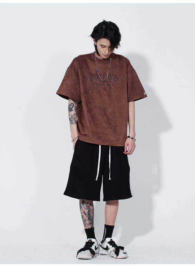 Black Air 'Search and Destroy' Tee - Y2K Grunge, 90s Fashion, Retro Style, Gothic Y2K Outfit