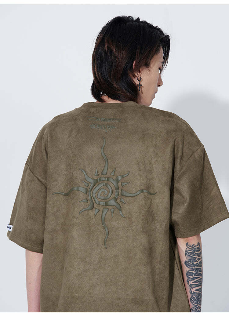 Black Air 'Search and Destroy' Tee - Y2K Grunge, 90s Fashion, Retro Style, Gothic Y2K Outfit