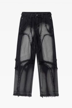 Black Baggy Jeans Y2K - Retro 90s Grunge, Y2K Summer Outfits, Y2K Club & Party Fashion