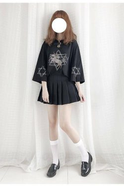 Black Unicorn Shirt - Y2K Summer Grunge, 90s Retro, Pastel Goth, Y2K Party & Club Outfits