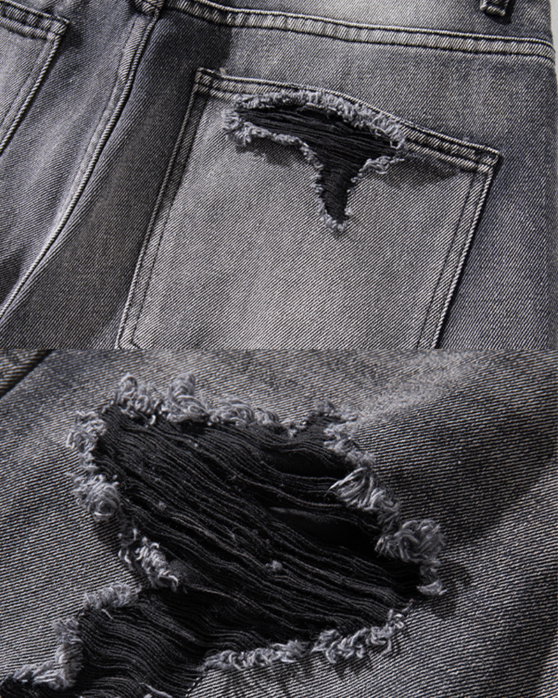 Black Y2K Jeans - Retro 90s Grunge, Summer Outfits, Y2K Fashion, Club & Party Ready