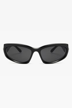 Black Y2K Sunglasses - Retro 90s Fashion, Grunge, and Hip Hop Style for Y2K Summer Outfits