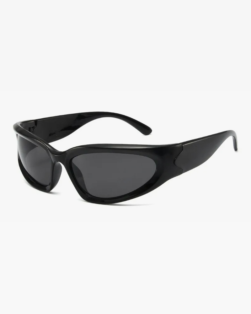 Black Y2K Sunglasses - Retro 90s Fashion, Grunge, and Hip Hop Style for Y2K Summer Outfits