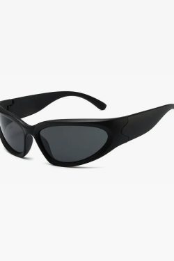 Black Y2K Sunglasses - Retro 90s Fashion, Grunge, and Hip Hop Style for Y2K Summer Outfits