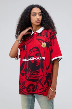 Blackair Y2K Grunge Top - Retro 90s Fashion, Summer Outfits, Gothic Y2K, Baby Tees, Clubwear