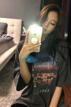 Blackpink Jennie-Inspired Y2K Grunge Baby Tee - 90s Retro Summer Outfit, Y2K Fashion Top