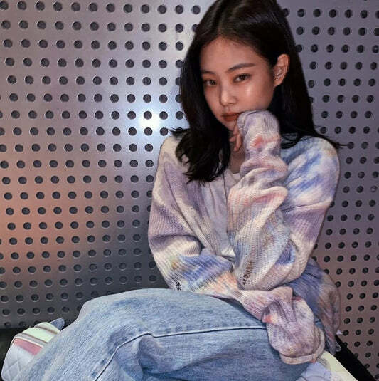 Blackpink Jennie-Inspired Y2K Pastel Cardigan - Perfect for 90s Grunge and Summer Outfits
